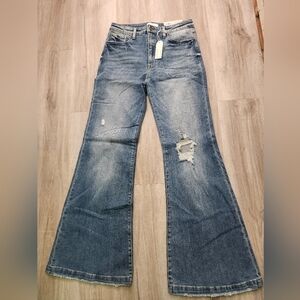 Women's Blue Boot Cut Jeans